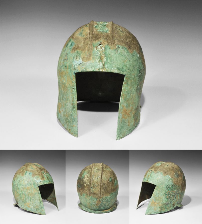 Greek Bronze Illyrian Helmet