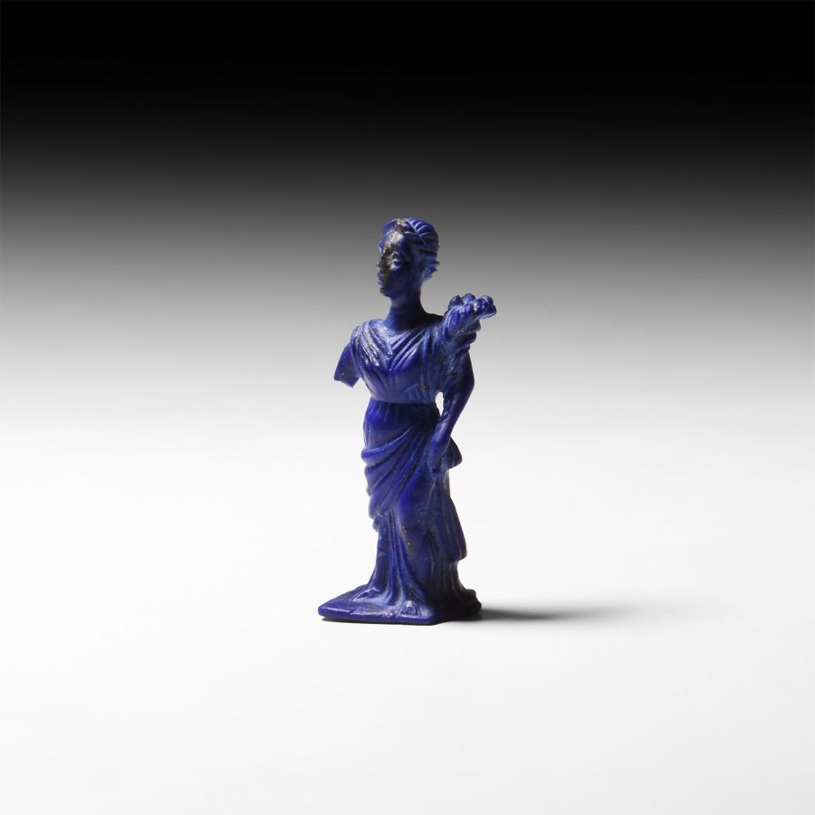 Statuette of Demeter in Lapis Lazuli