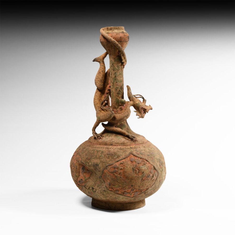 Chinese Style Funerary Vase