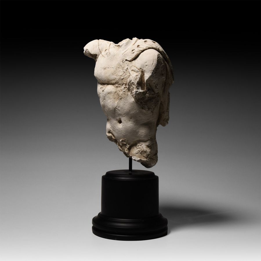 Roman Stucco Torso of an Athlete