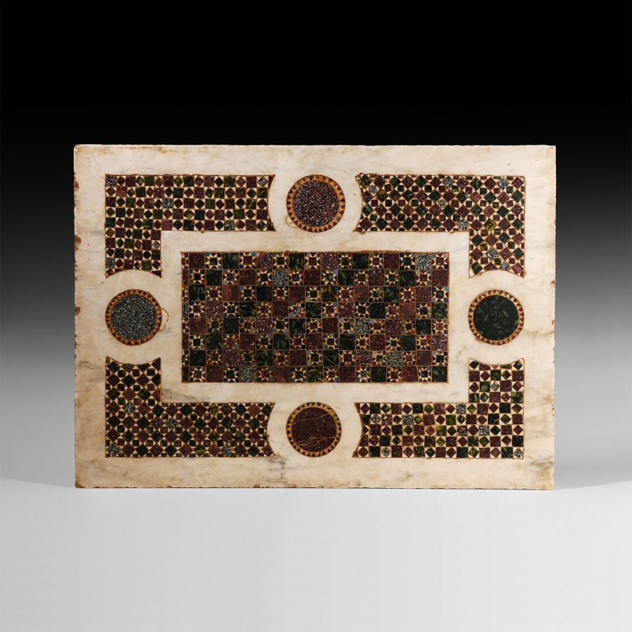 Byzantine Cosmatesque Mosaic Panel