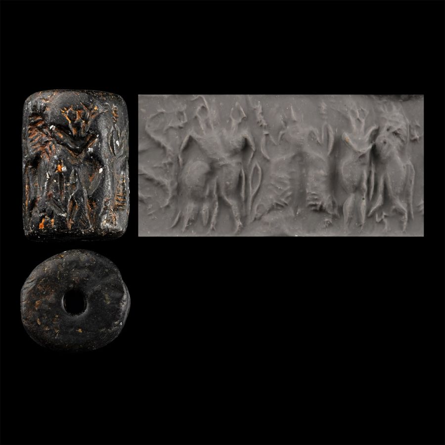 Old Anatolian Stone Cylinder Seal