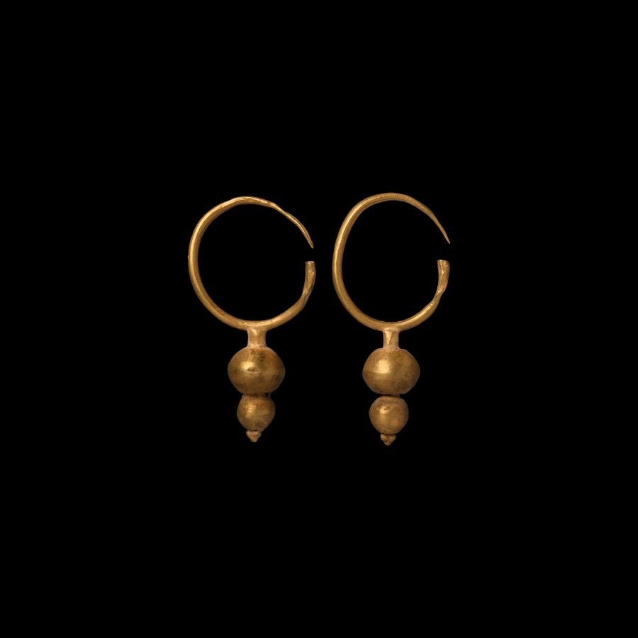 Western Asiatic Gold Earrings
