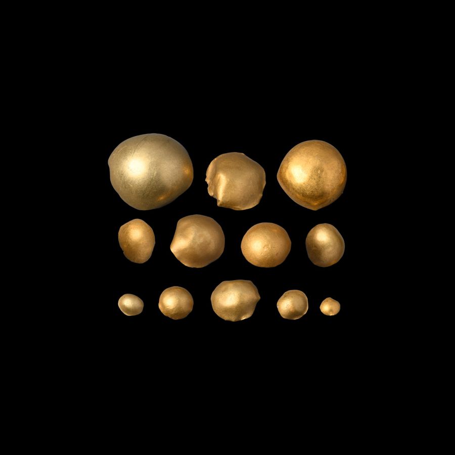 Greek Gold Domed Dress Decoration Set