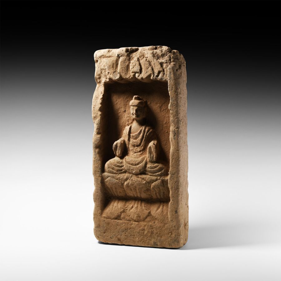 Chinese Wei Buddha Brick
