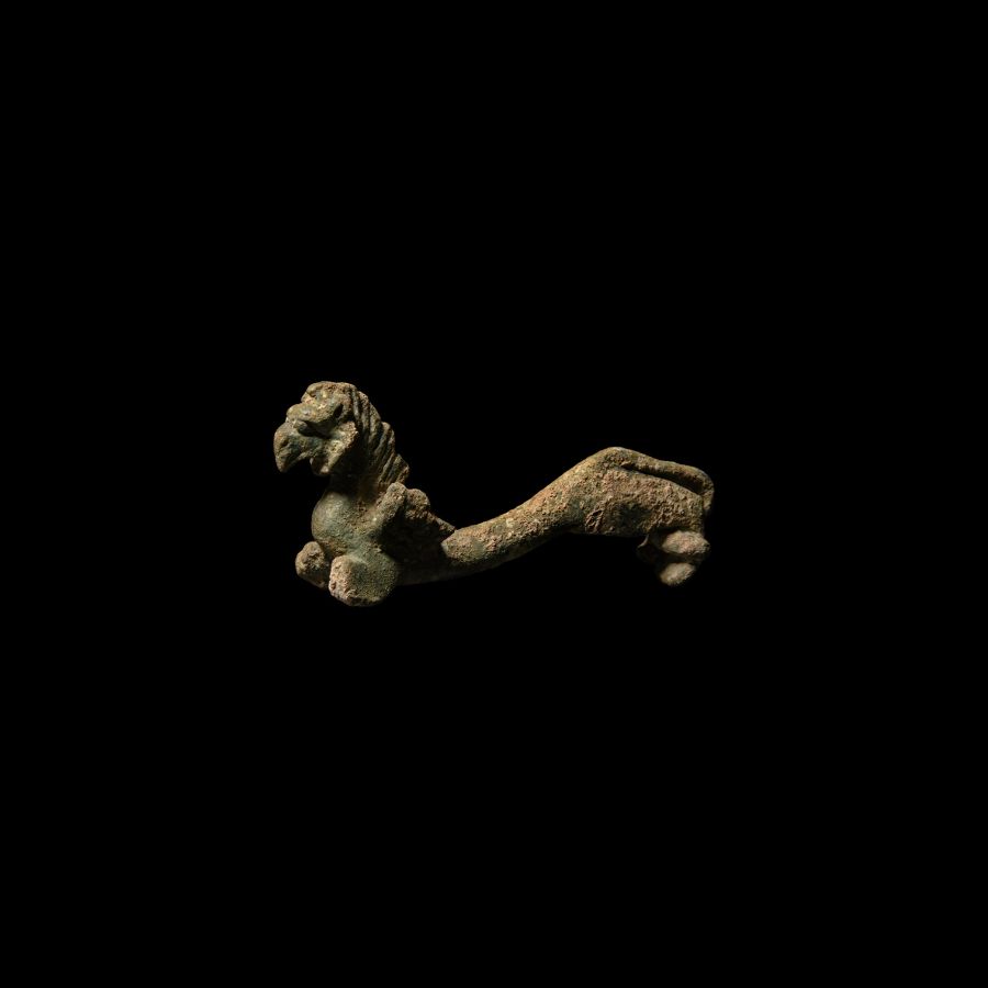Western Asiatic Bronze Gryphon Statuette