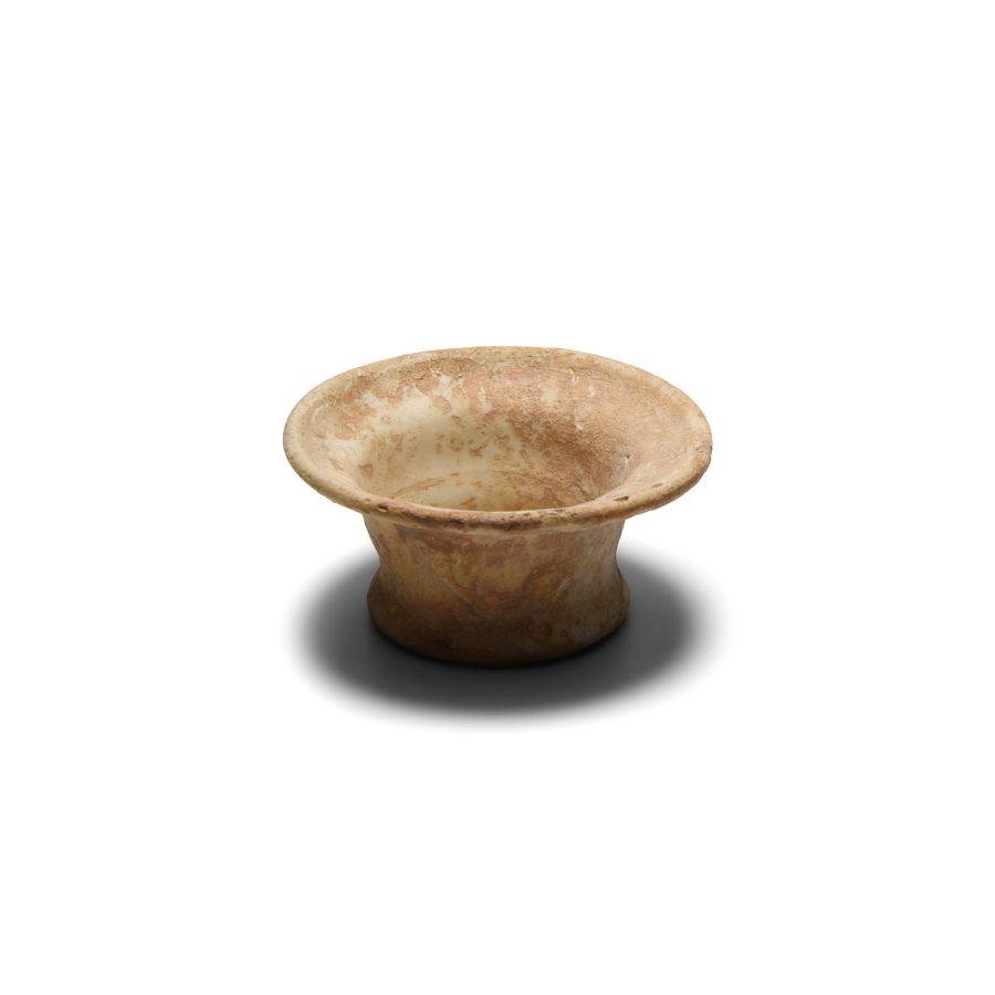 Roman Opaque White Glass Vessel