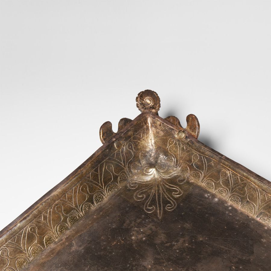 Hellenistic Silver Salver with Sphinxes