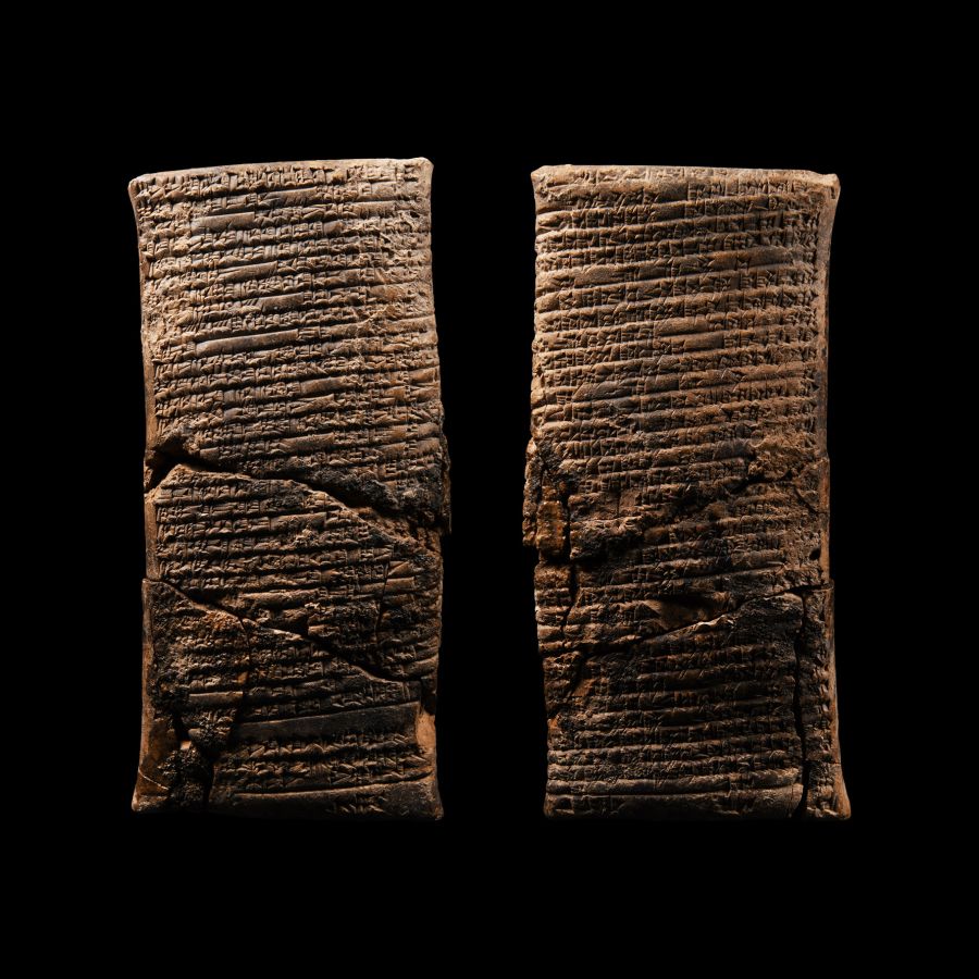 Old Babylonian Cuneiform Tablet, a Letter from Iluni King of Ešnunna to Warassa King of Dêr