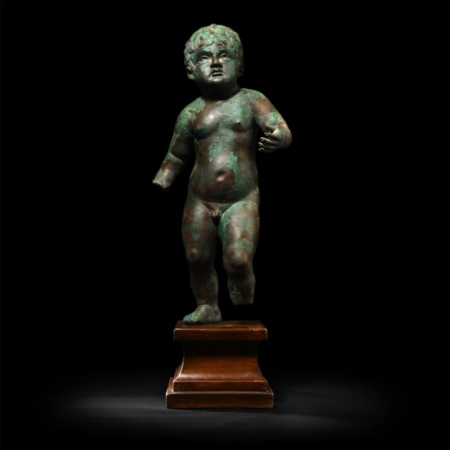 Substantial Roman Statue of a Nude Boy