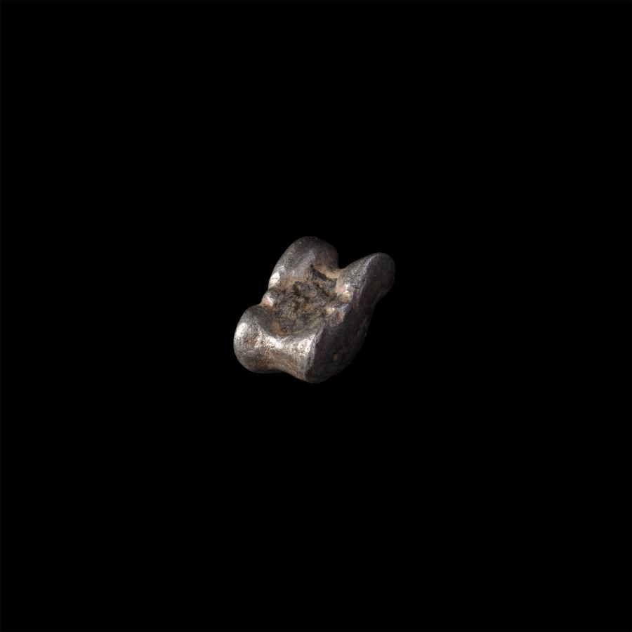 Roman Silver Knuckle Bone Gaming Piece