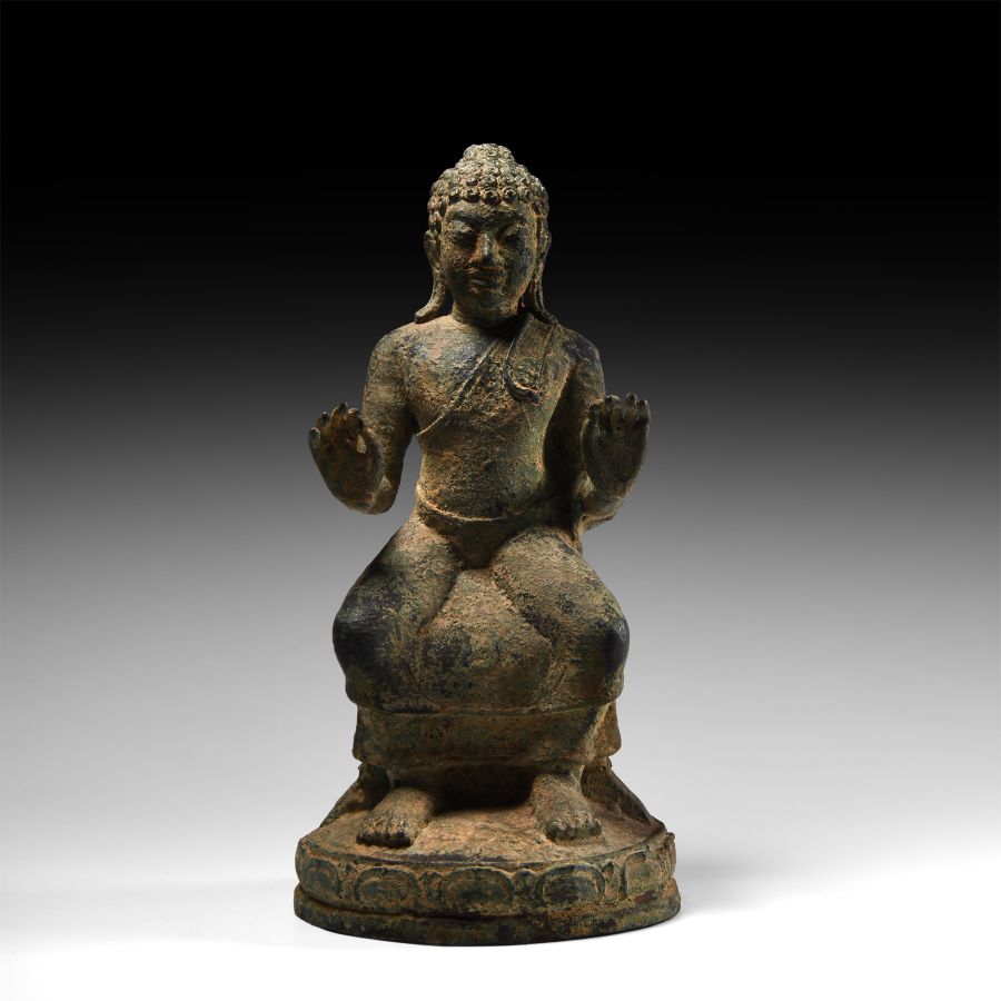 South East Asian Seated Statue of Buddha