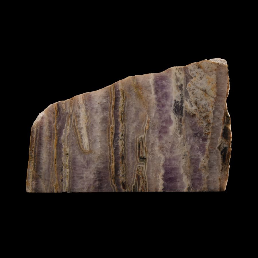 Natural History - Unpolished Thick Cut Amethyst Crystal Slab