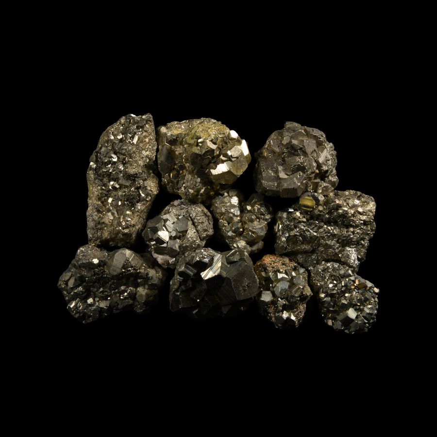 Natural History - Pyrite Crystal Specimen Group