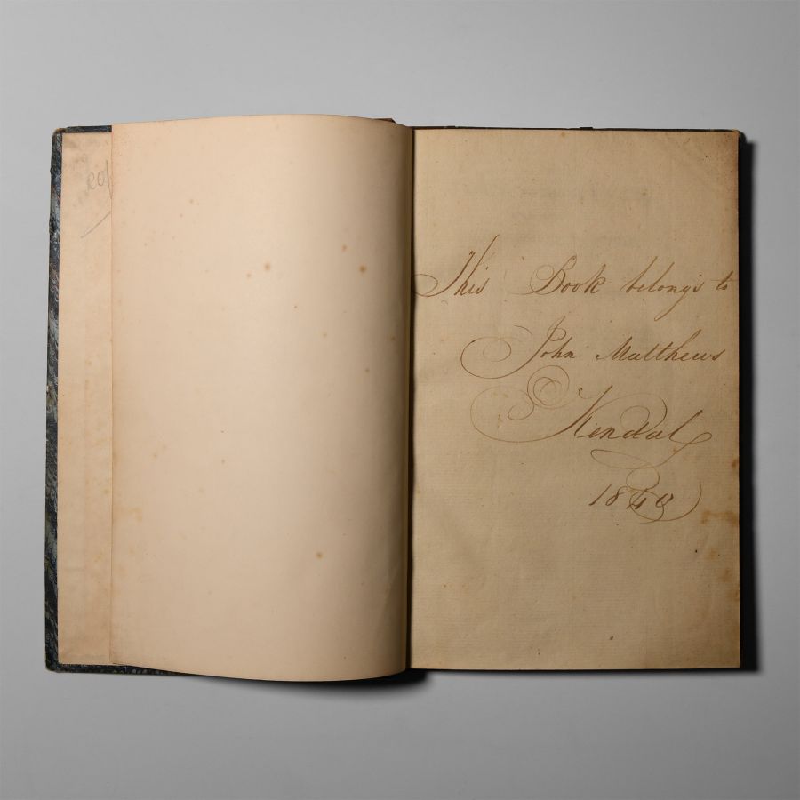 Natural History Books - Hutton - Tour to the Caves -bound with Smith - Limestone Caves of Craven