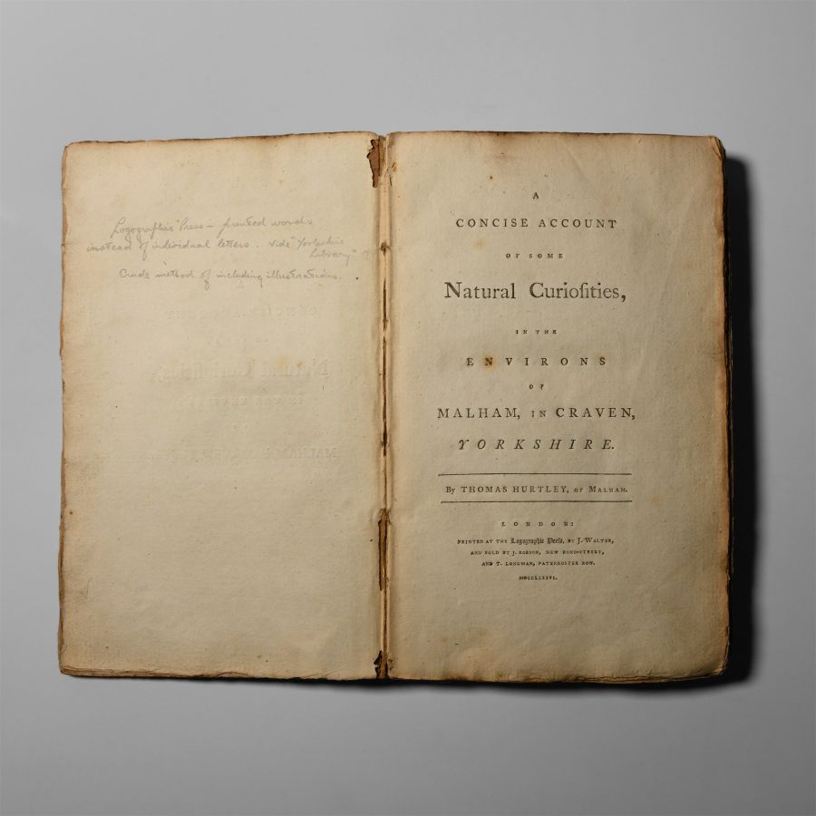 Natural History Books - Hurtley - Concise Account of Some Natural Curiosities in the Environs of Malham in Craven