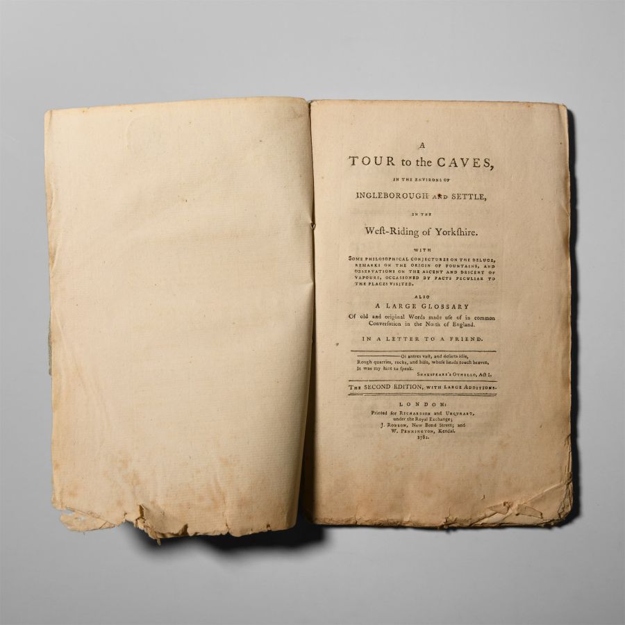Natural History Books - Hutton - Tour to the Caves in the Environs of Ingleborough and Settle