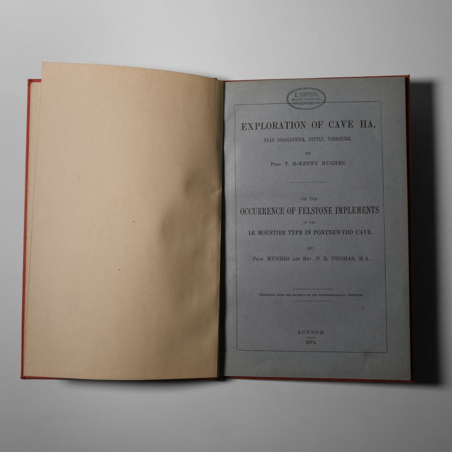 Natural History Books - Hughes / Thomas - Exploration of Cave Ha