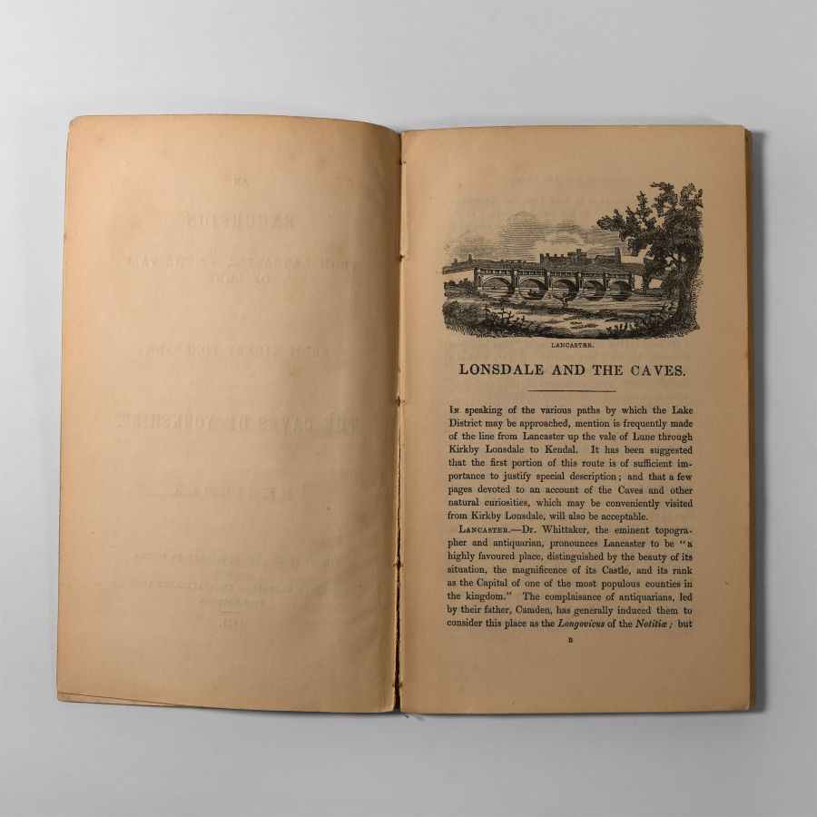 Natural History Books - Davis - Excursion from Lancaster Up the Vale of Lune