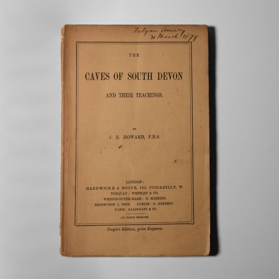 Natural History Books - Howard - Caves of South Devon