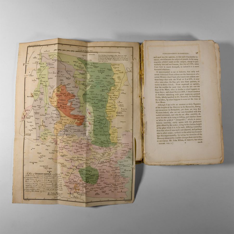 Natural History Books - Farey - General View of the Agriculture and Minerals of Derbyshire