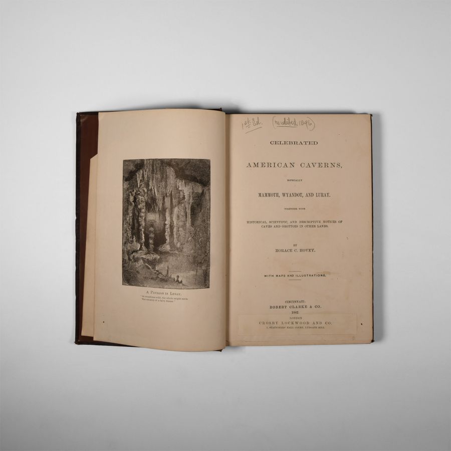 Natural History Books - Hovey - Celebrated American Caverns