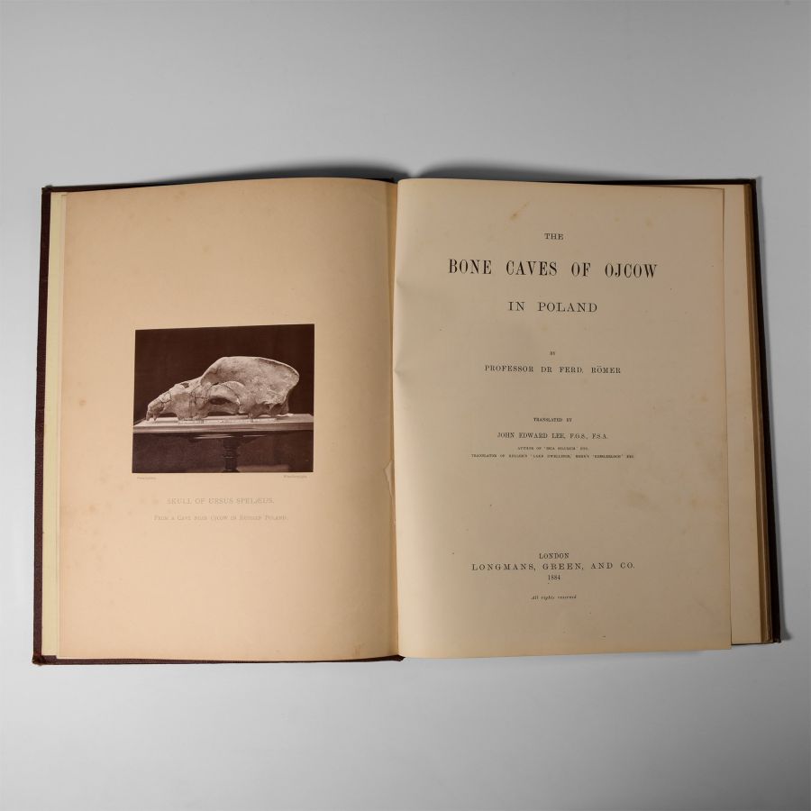 Natural History Books - Romer - The Bone Caves of Ojcow