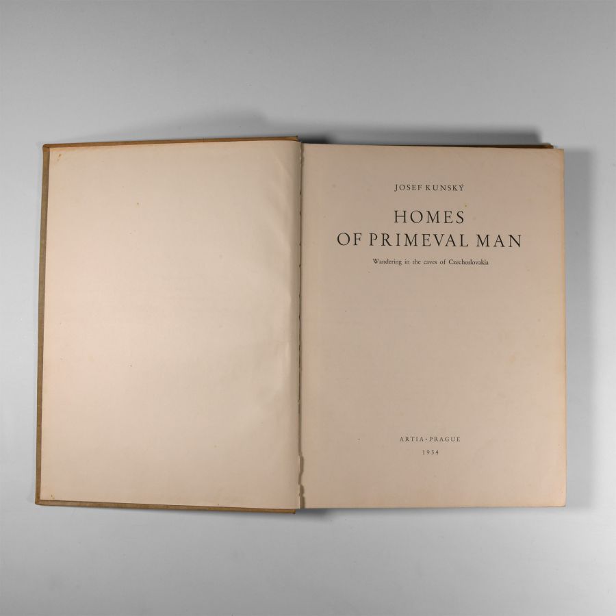 Natural History Books - Kunsky - Homes of Primeval Man