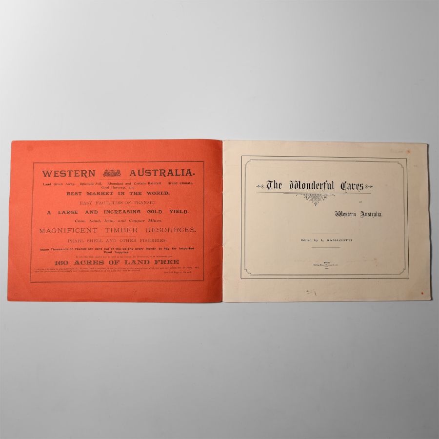 Natural History Books - Ramaciotti - The Wonderful Caves of Western Australia - 1902