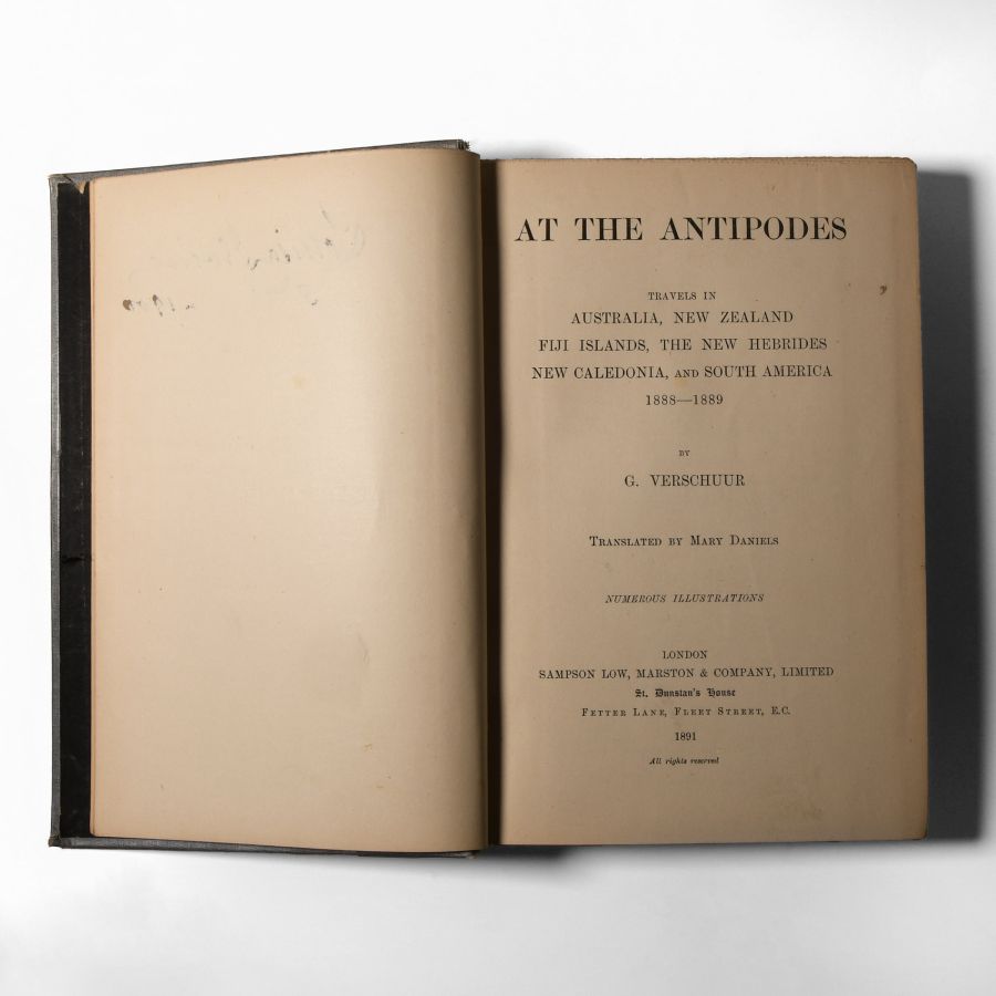 Natural History Books - Verschuur - At the Antipodes