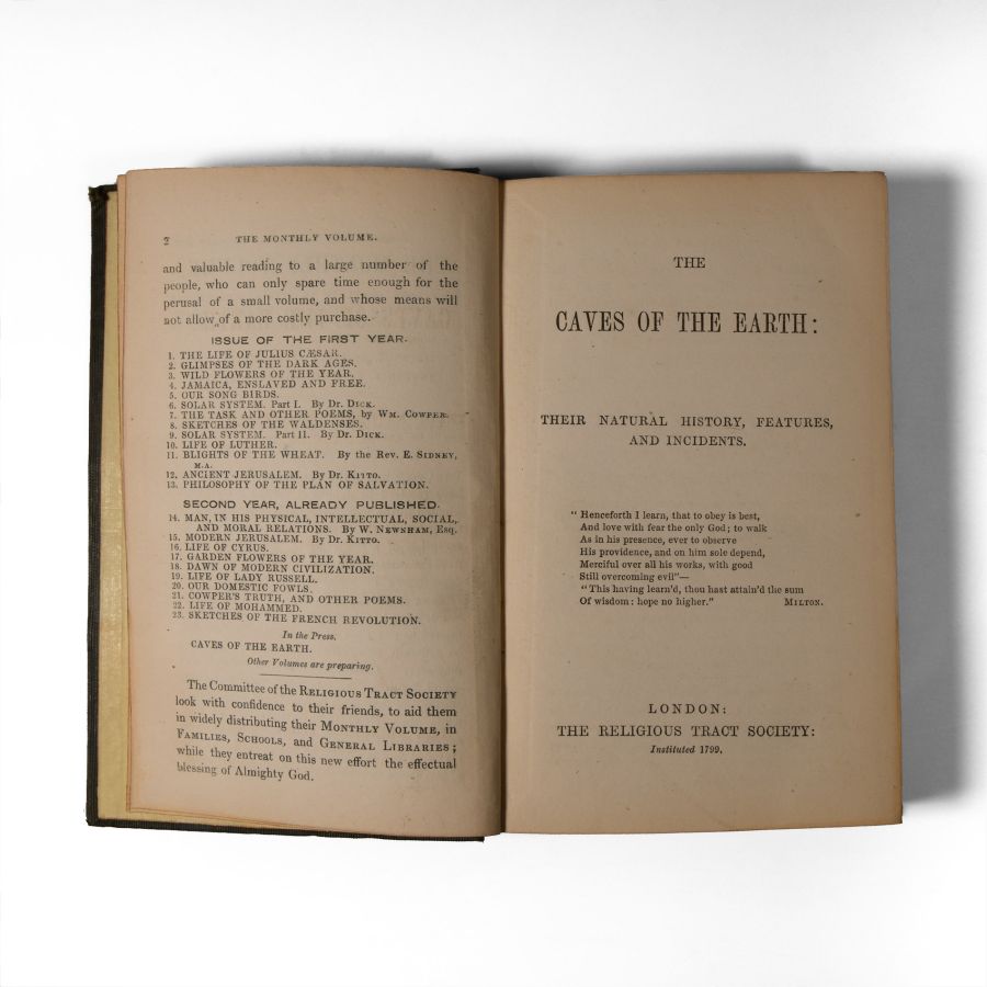 Natural History Books - [Anonymous] - The Caves of the Earth