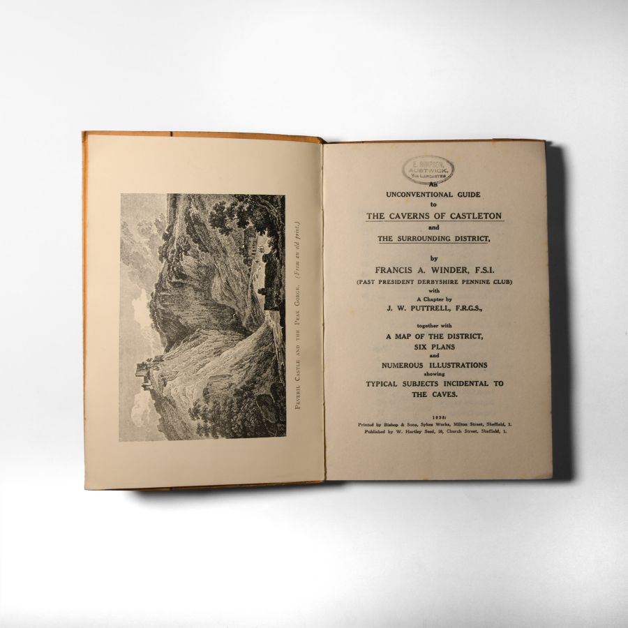 Natural History Books - Winder - Unconventional Guide to the Caves of Castleton