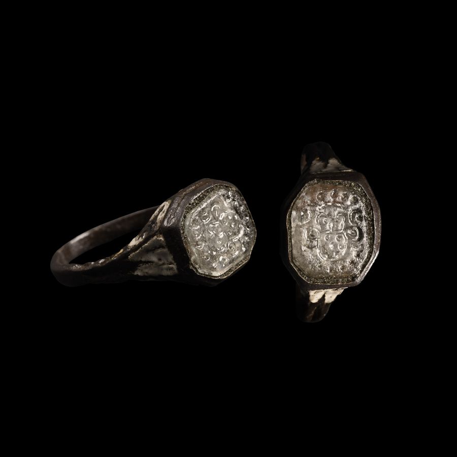 Tudor Period Ring with Armorial Intaglio