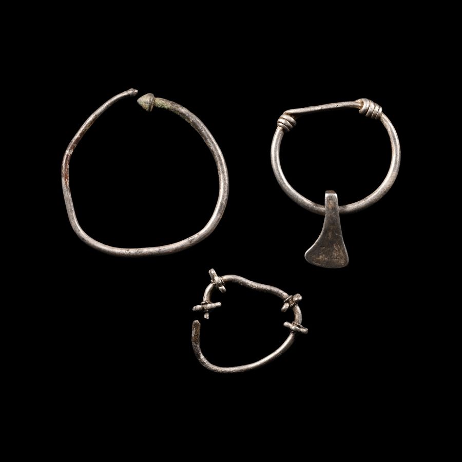 Viking Period Silver Jewellery Group