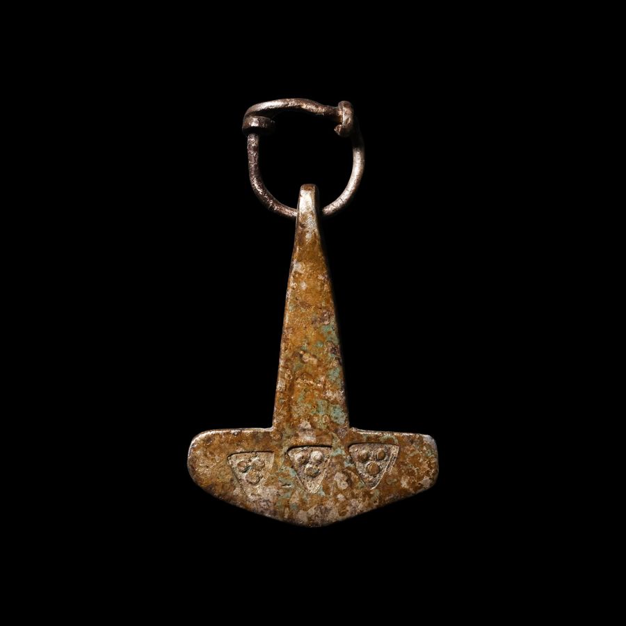 Viking Period Silver Hammer Pendant