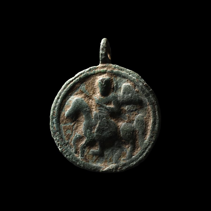 Byzantine Pendant with Saint George