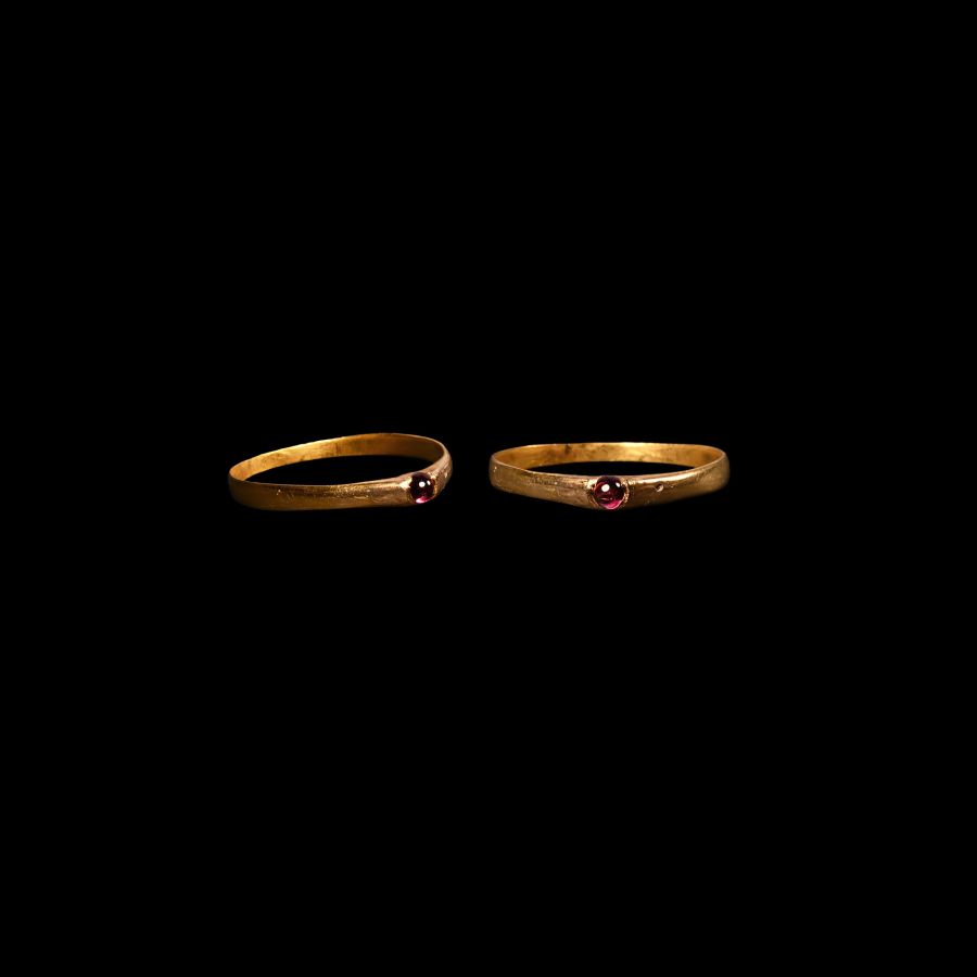 Medieval Bishop's Gold Stirrup Ring