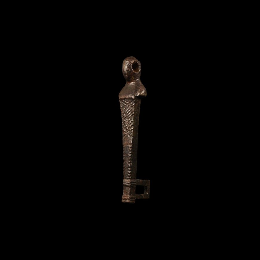 Roman Lock Plate Figure