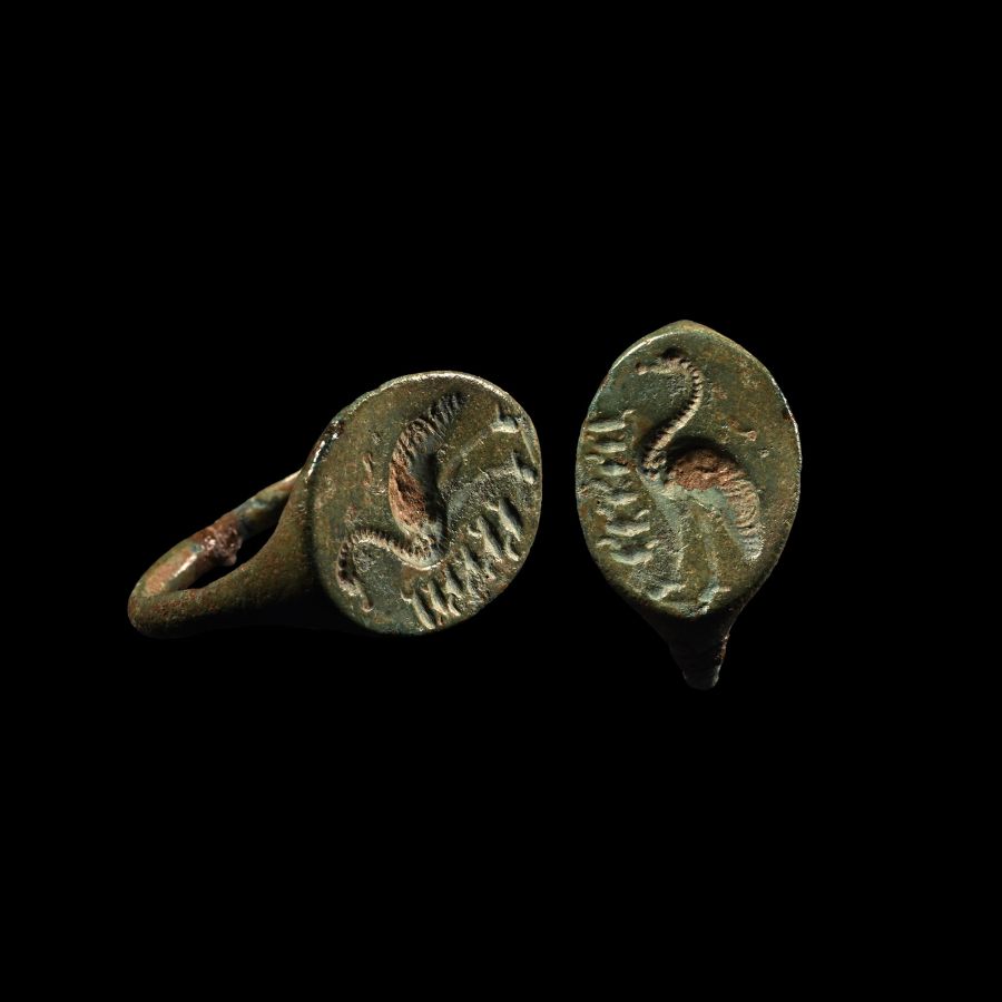 Greek Seal Ring with Large Bird