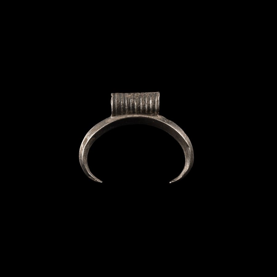 Roman Silver Lunar Pendant