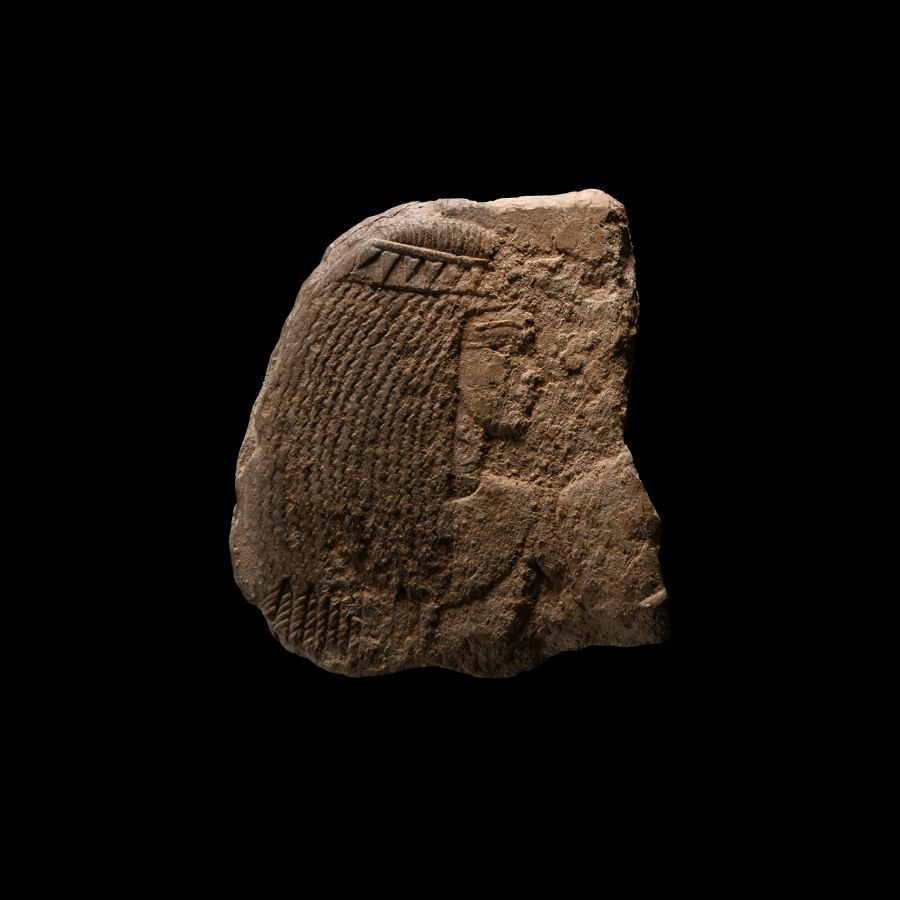 Egyptian Head of a Noblewoman from a Banquet Scene