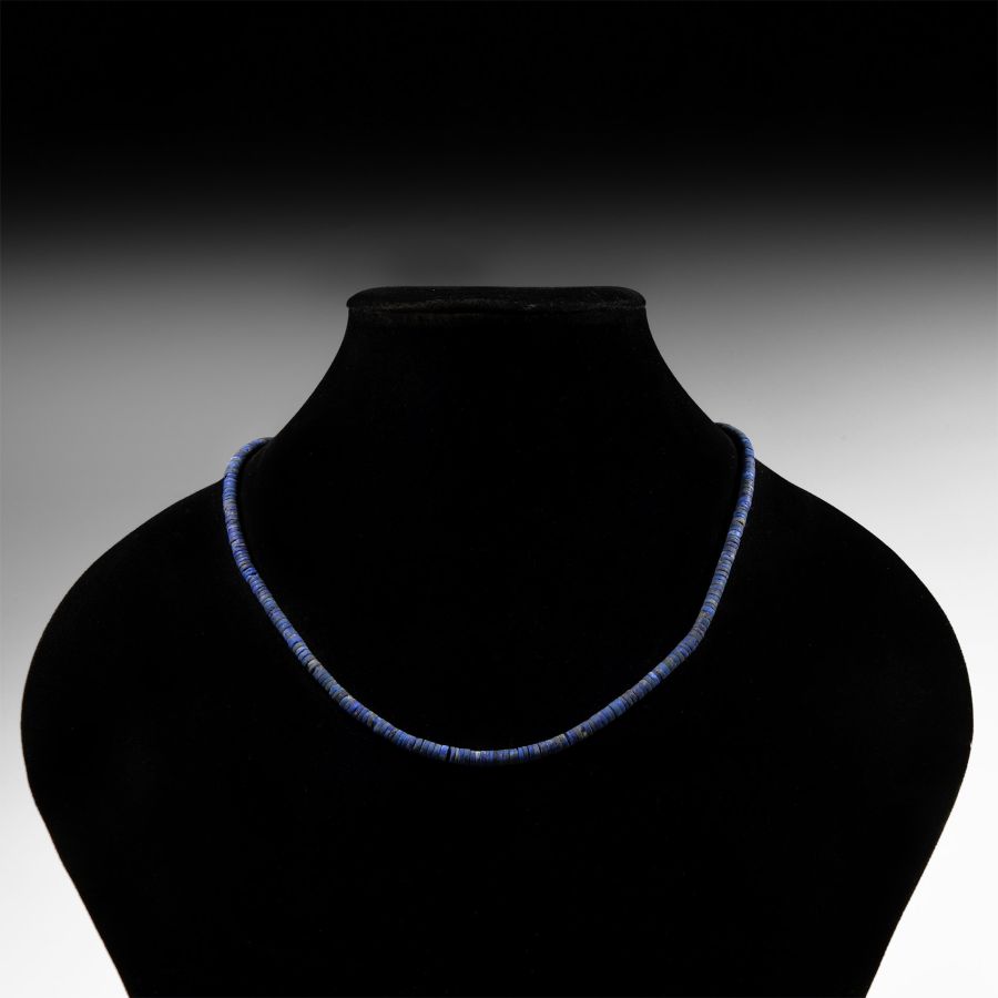 Bactrian Style Lapis Lazuli Bead Necklace