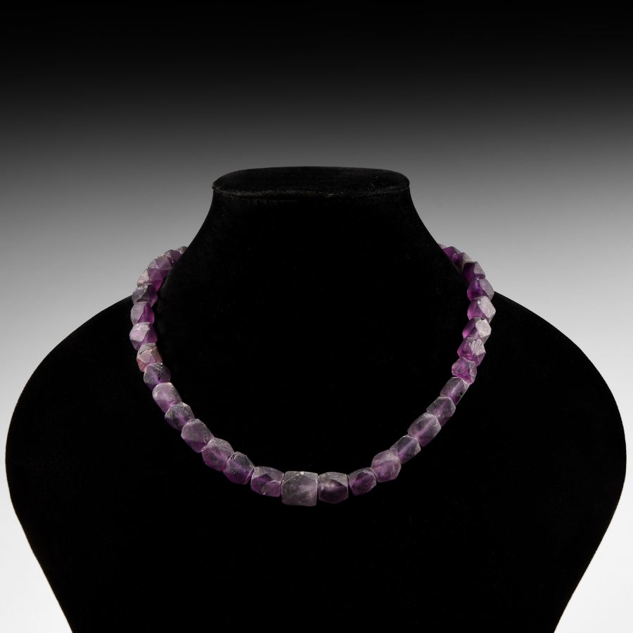 Amethyst Bead Necklace