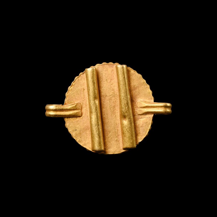 Saxon Gold Jewelled Necklace Element