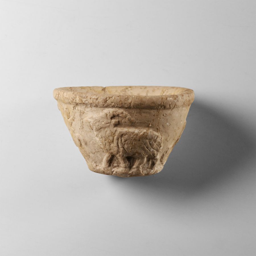 Sumerian Cup with Animal Frieze