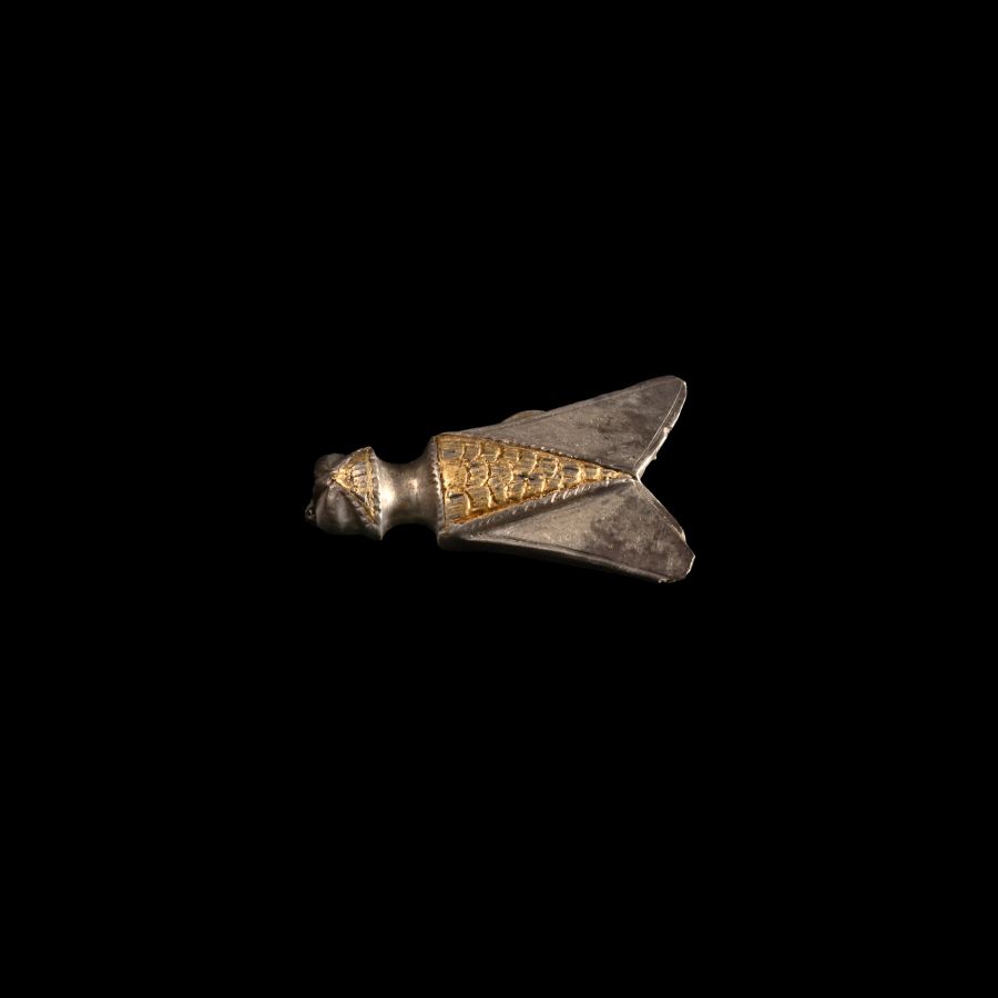 Roman Silver-Gilt Cicada Brooch