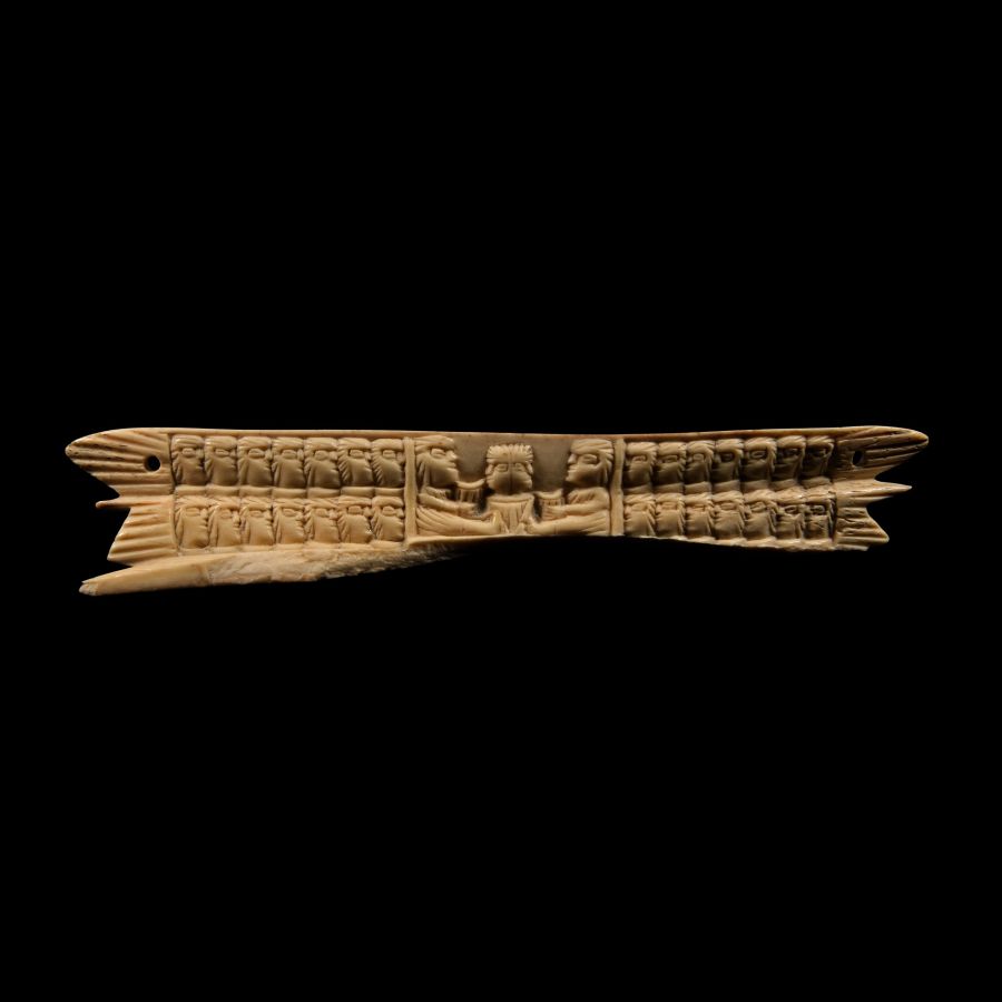 Post Roman Gallic Figural Amuletic Bone Carving