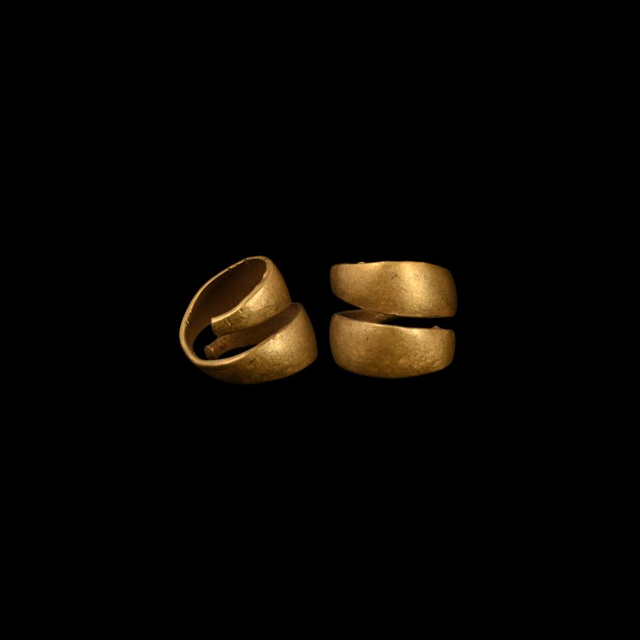 Bronze Age Gold Hair Ring