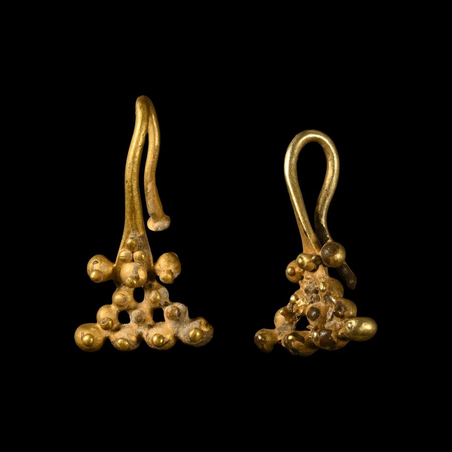 Bactrian Gold Earrings