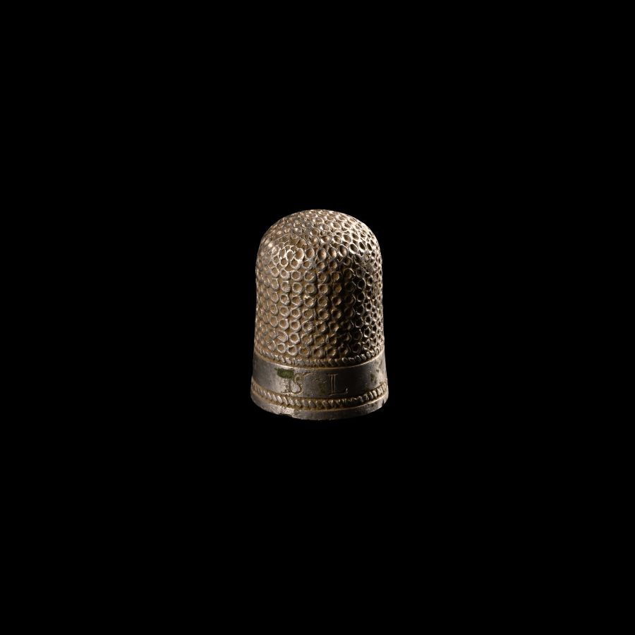 Georgian Silver Thimble with 'S L'